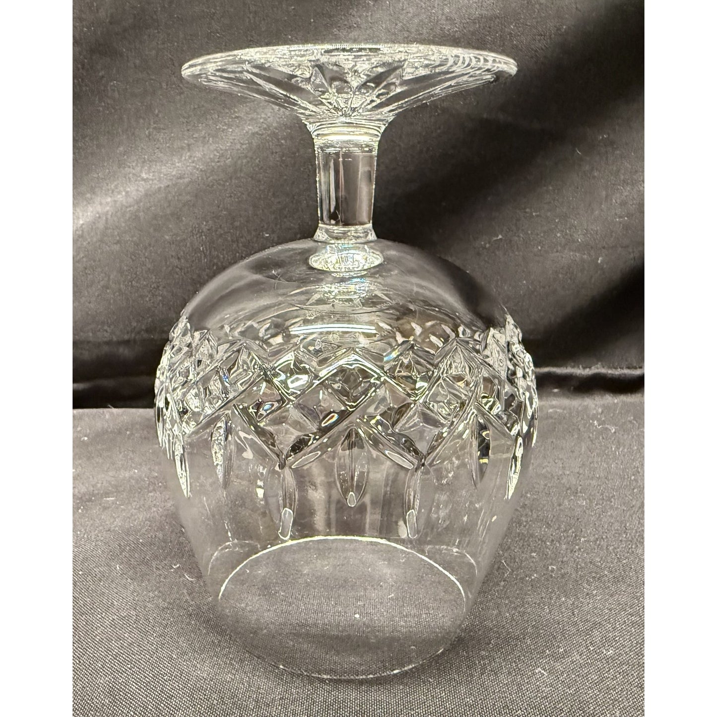 Set of 4 Galway Irish Lead Crystal Longford Brandy Snifter Glasses 5" tall VTG