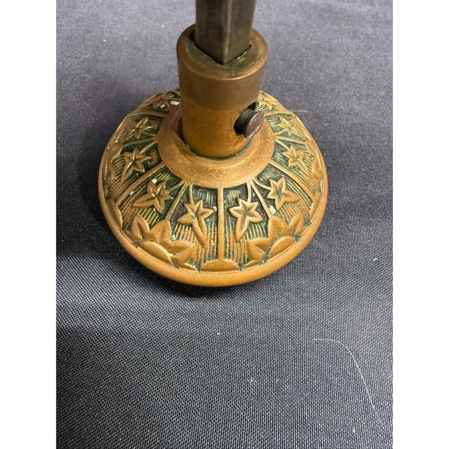 Antique 1880 Solid Bronze Ornate Victorian Style Door Knobb Arcitectural Salvage