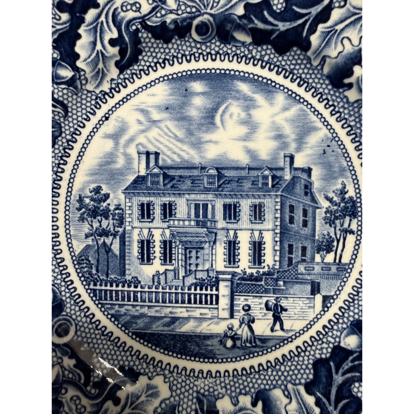 (6) Johnson’s Bros. Historic America Boston Hancock House 7” salad Plate VTG