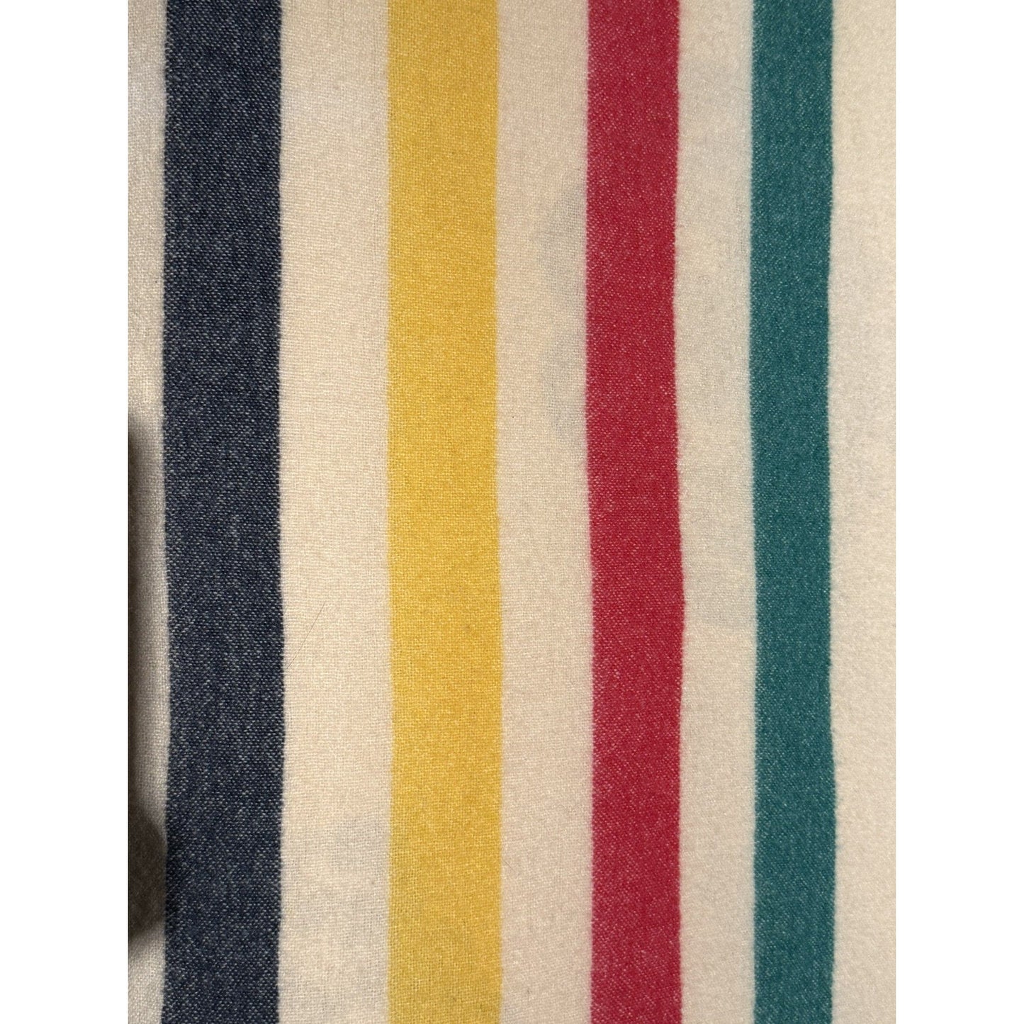 Early's Of Witney 100 percent wool blanket queen/full 86” x 76” vintage stripes