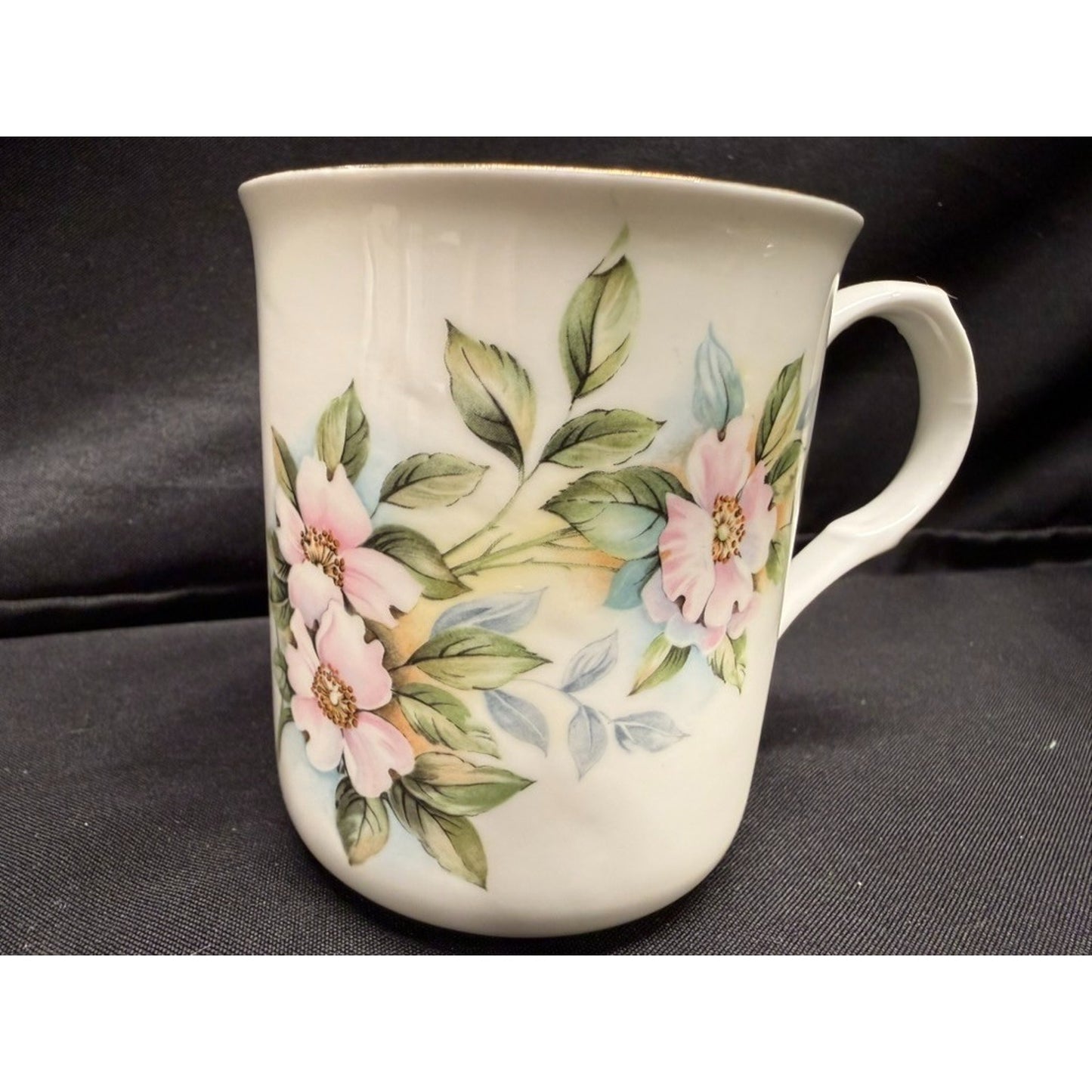Set of 6 Sadler Wellington Fine Bone China Floral Coffee Tea Mugs Vintage 3.5"
