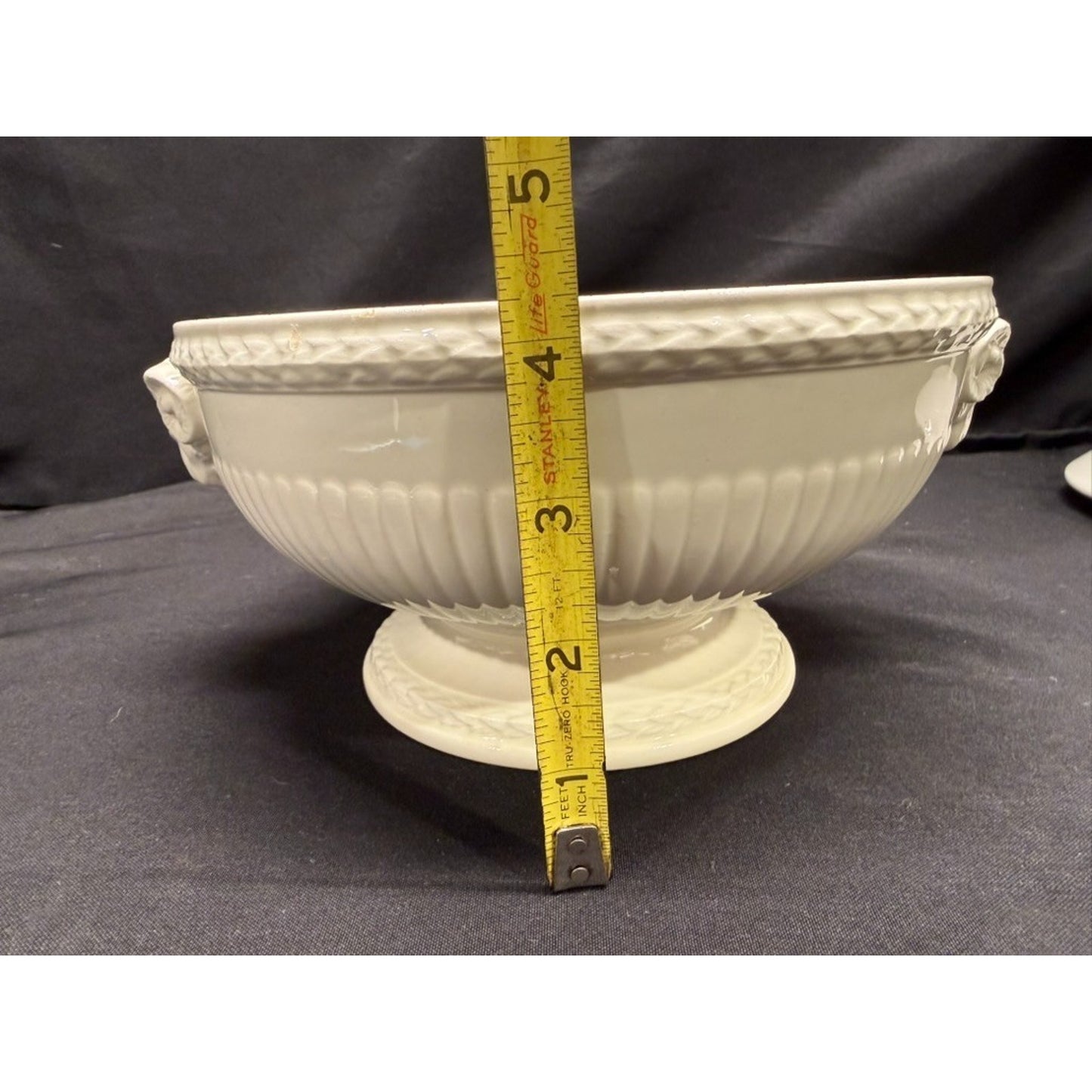 Wedgwood Edme Etruria Barlaston Covered Casserole Dish Tureen Ram Heads Vintage