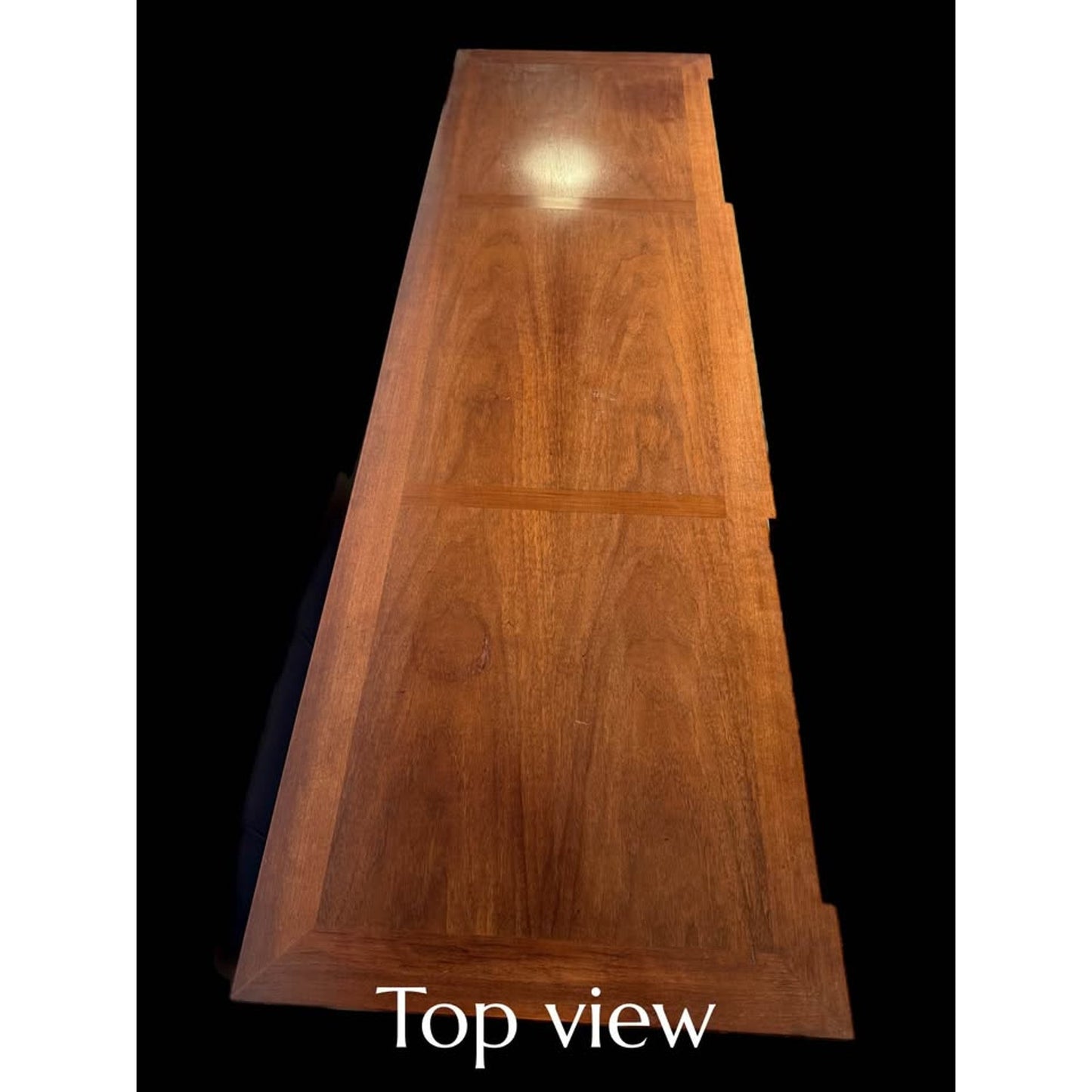 Vintage thomasville inlaid mahogany console table/sofa table/buffet
