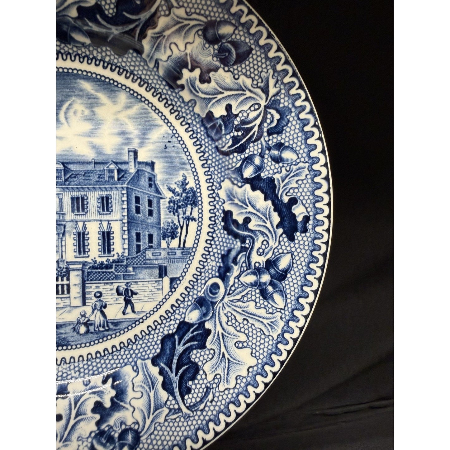 (6) Johnson’s Bros. Historic America Boston Hancock House 7” salad Plate VTG