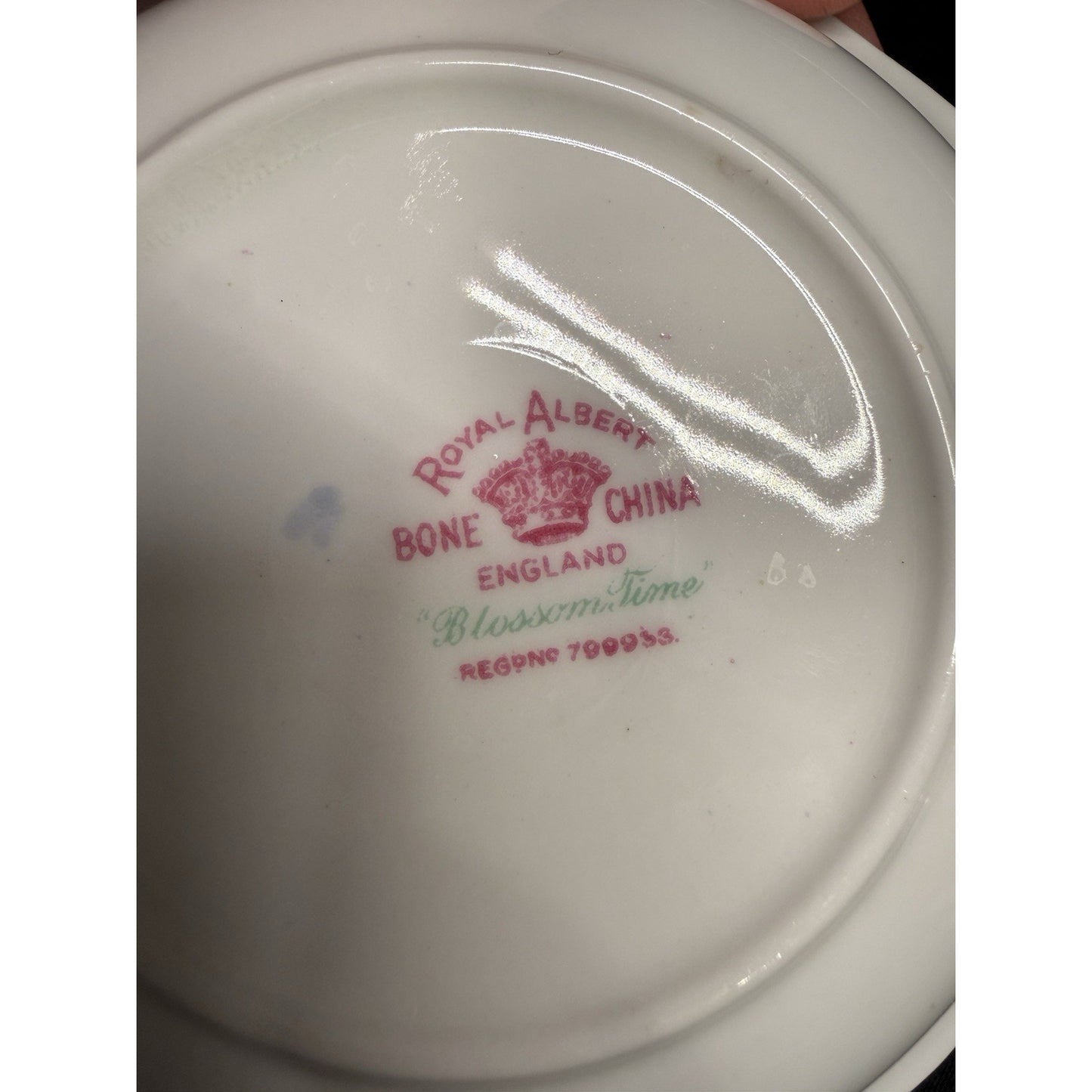8 Royal Albert England Blossom Time 5.25” Berry Bowls Scalloped Rim Pink Vintage