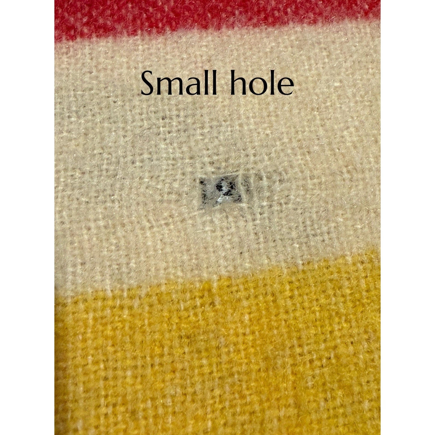 Early's Of Witney 100 percent wool blanket queen/full 86” x 76” vintage stripes