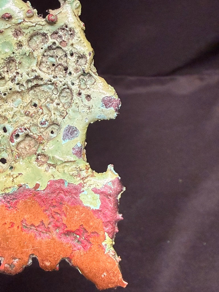 Copper Splash sculpture small Copper Specimen 3.5 inch mineral/ metal decor piece