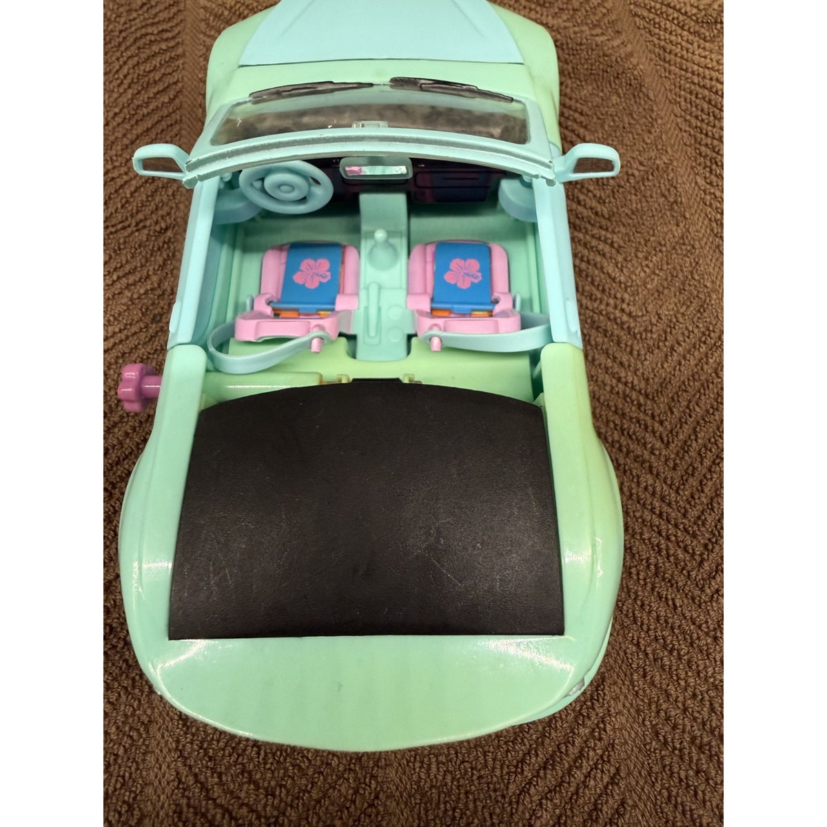Lot of 5 Polly Pocket Cars Vintage Jeep Stretch Limo Convertable Love Bug Toys