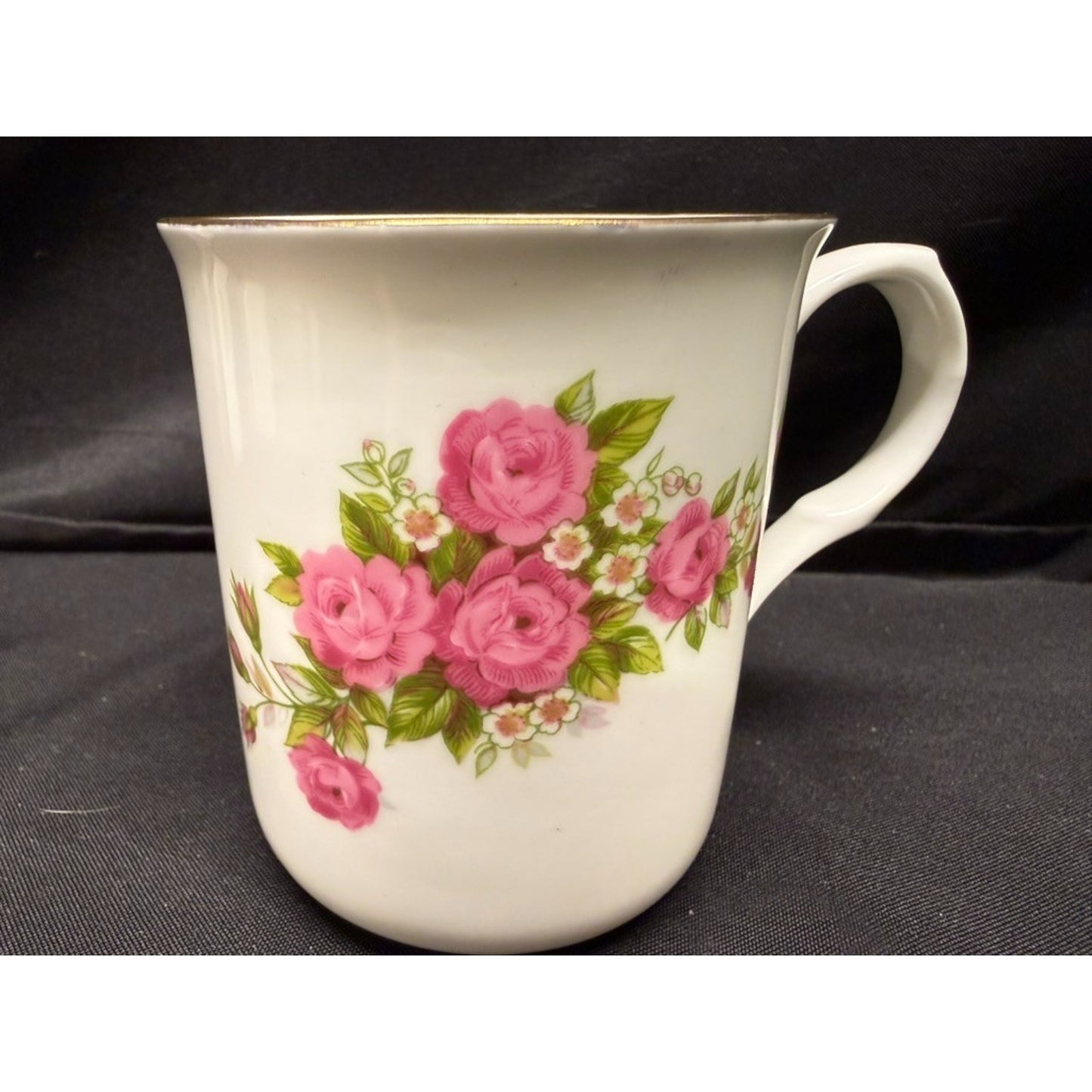 Set of 6 Sadler Wellington Fine Bone China Floral Coffee Tea Mugs Vintage 3.5"