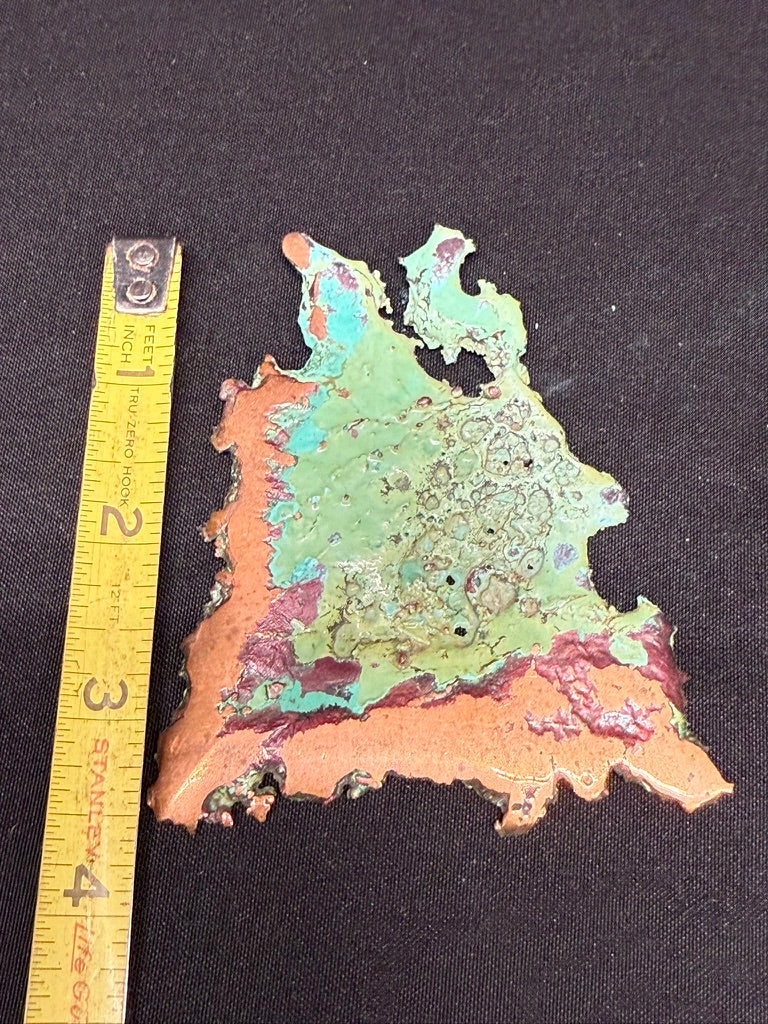 Copper Splash sculpture small Copper Specimen 3.5 inch mineral/ metal decor piece