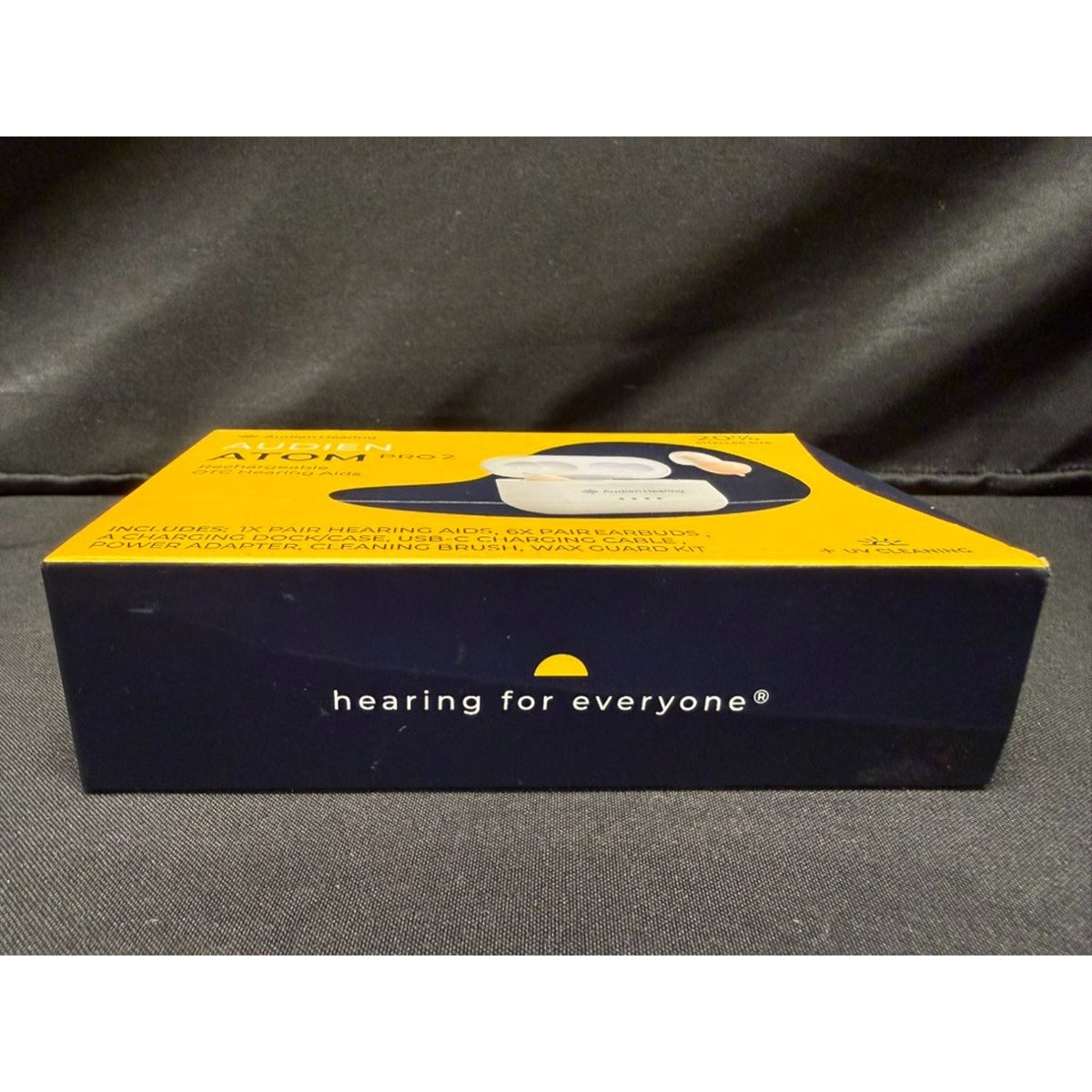 Audien Atom Pro 2 Wireless Rechargeable OTC Hearing Aids- open box