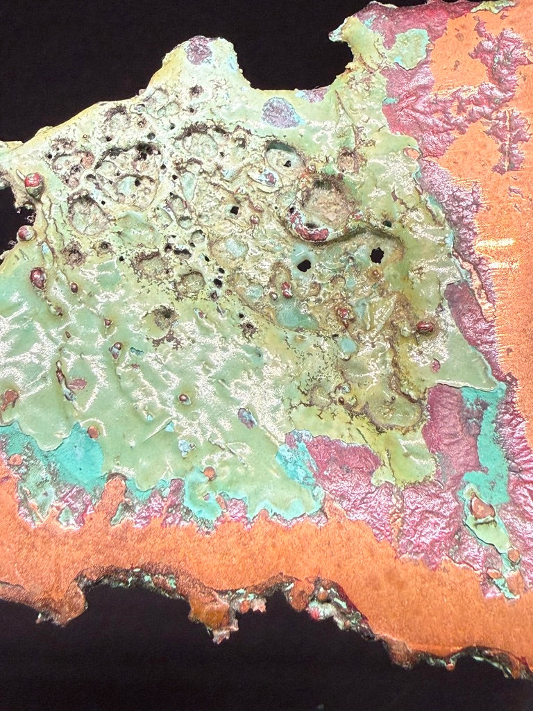 Copper Splash sculpture small Copper Specimen 3.5 inch mineral/ metal decor piece