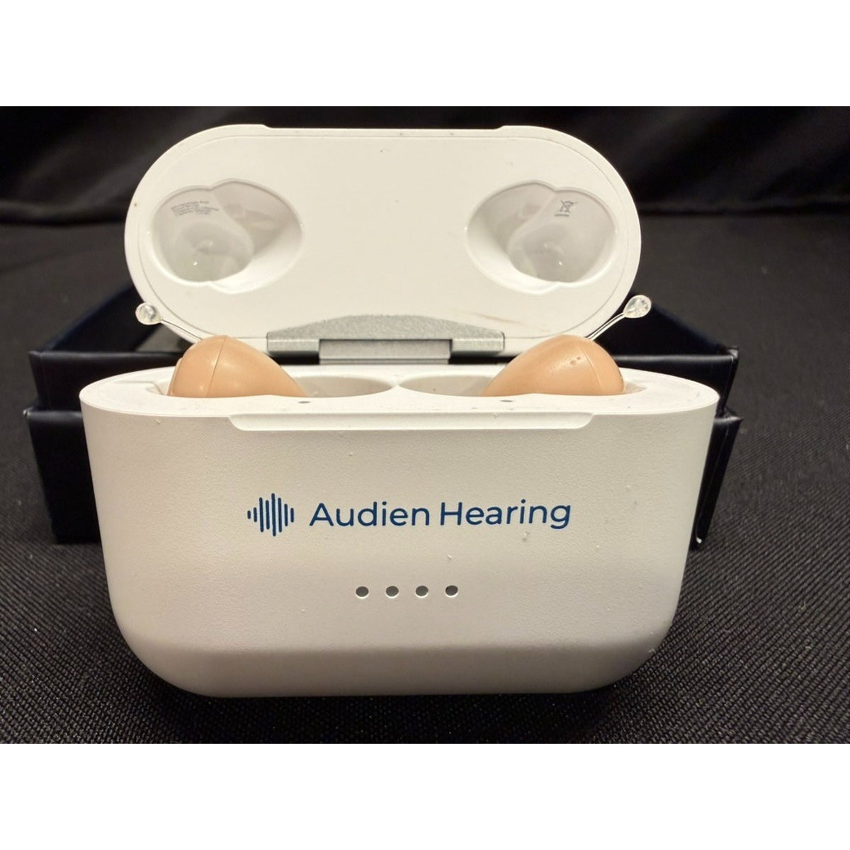 Audien Atom Pro 2 Wireless Rechargeable OTC Hearing Aids- open box