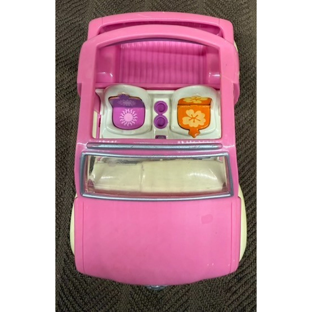 Lot of 5 Polly Pocket Cars Vintage Jeep Stretch Limo Convertable Love Bug Toys