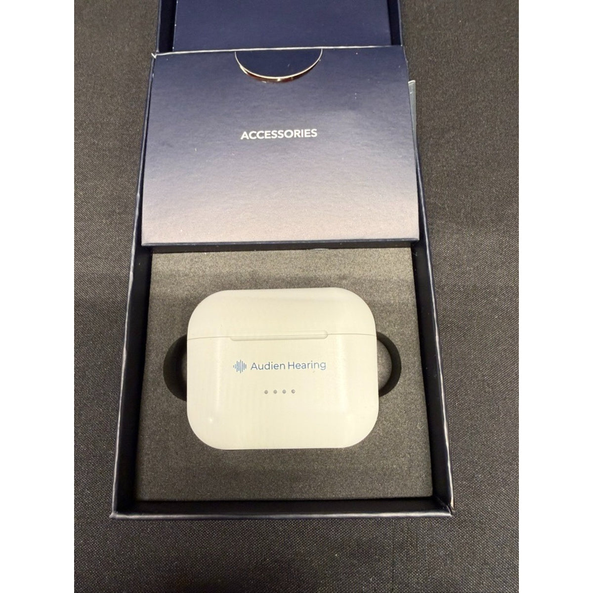Audien Atom Pro 2 Wireless Rechargeable OTC Hearing Aids- open box