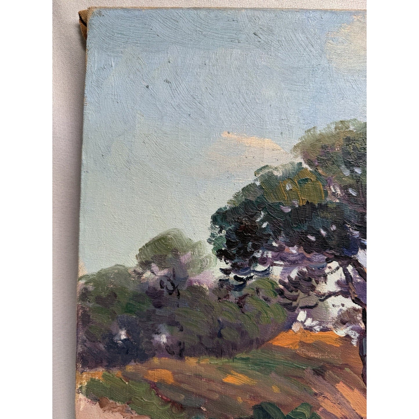 Charles Gordon Harris Vintage 1930’s Oil Painting Coastal Sand Dunes 30” X 25”