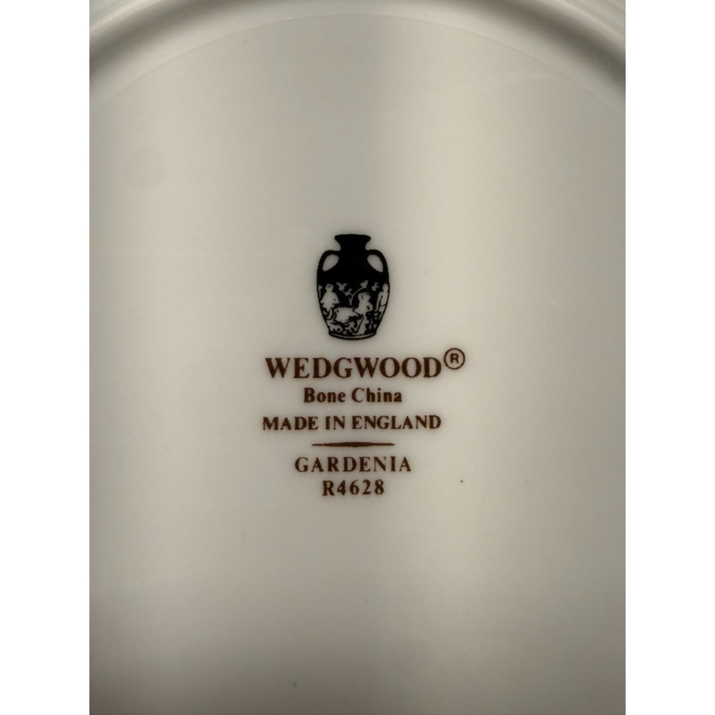 Set of 6 Wedgwood 6" Bread Plates Gardenia Blue w/Platinum Trim discontinued