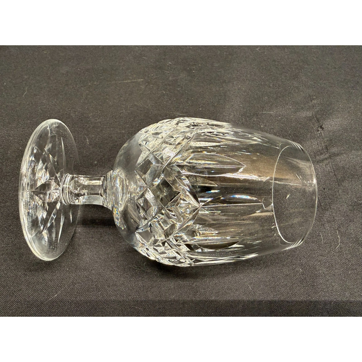 Set Of 6 Waterford Crystal Lismore Brandy Snifter Glasses Small goblets 4.5" VTG