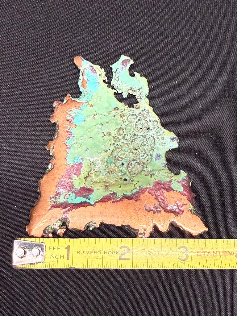 Copper Splash sculpture small Copper Specimen 3.5 inch mineral/ metal decor piece