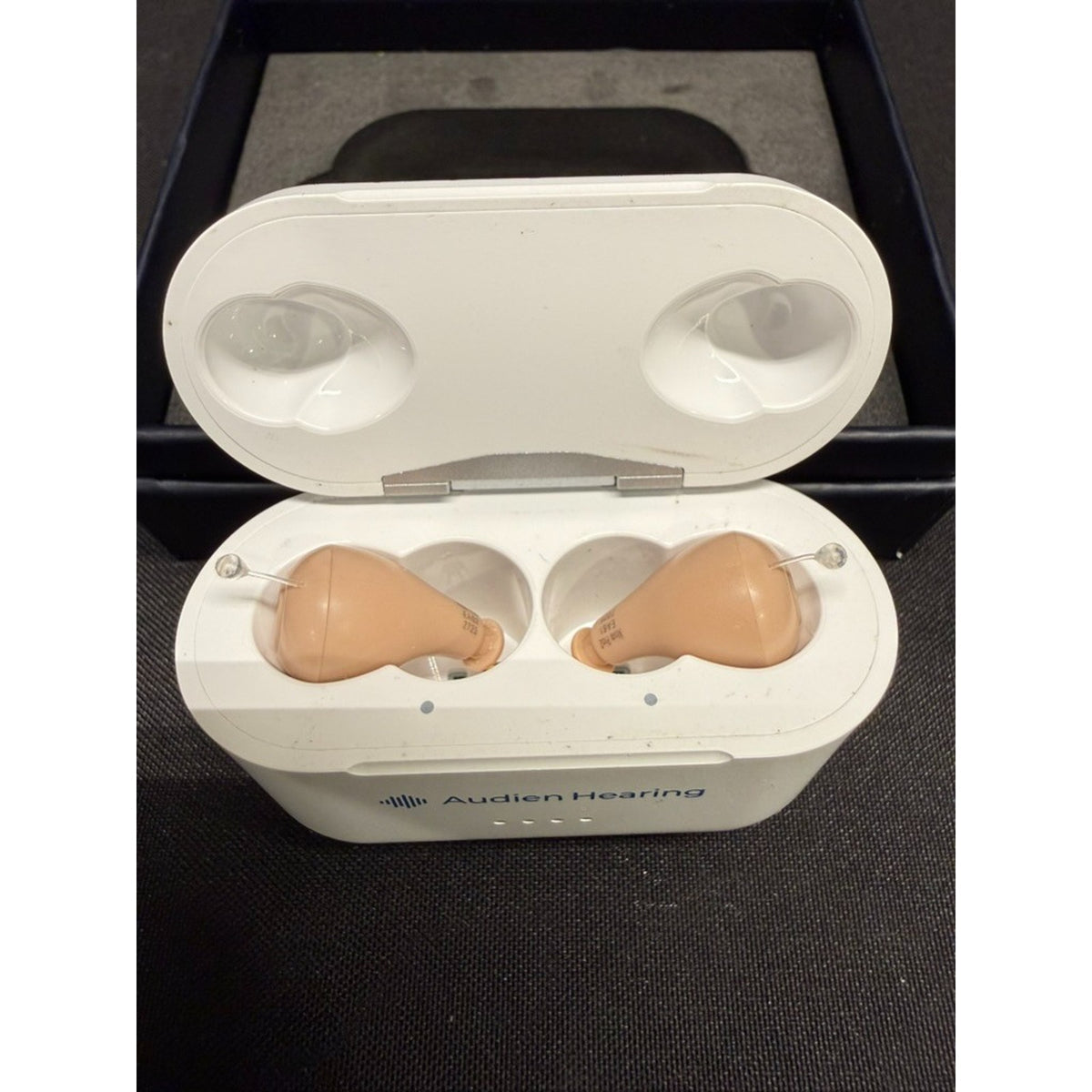 Audien Atom Pro 2 Wireless Rechargeable OTC Hearing Aids- open box