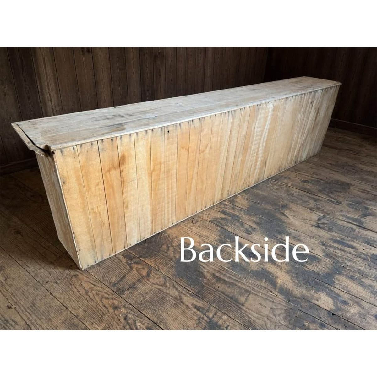 Unique architectural salvage display cabinet w/sliding glass doors/sideboard from late 1800’s