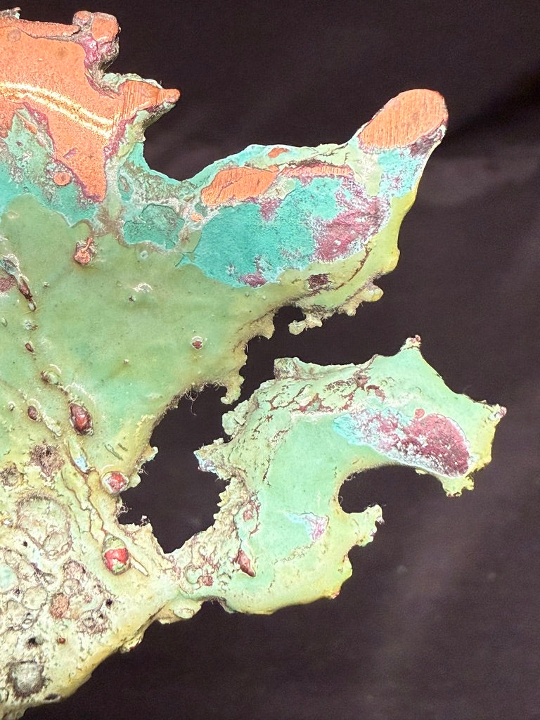 Copper Splash sculpture small Copper Specimen 3.5 inch mineral/ metal decor piece