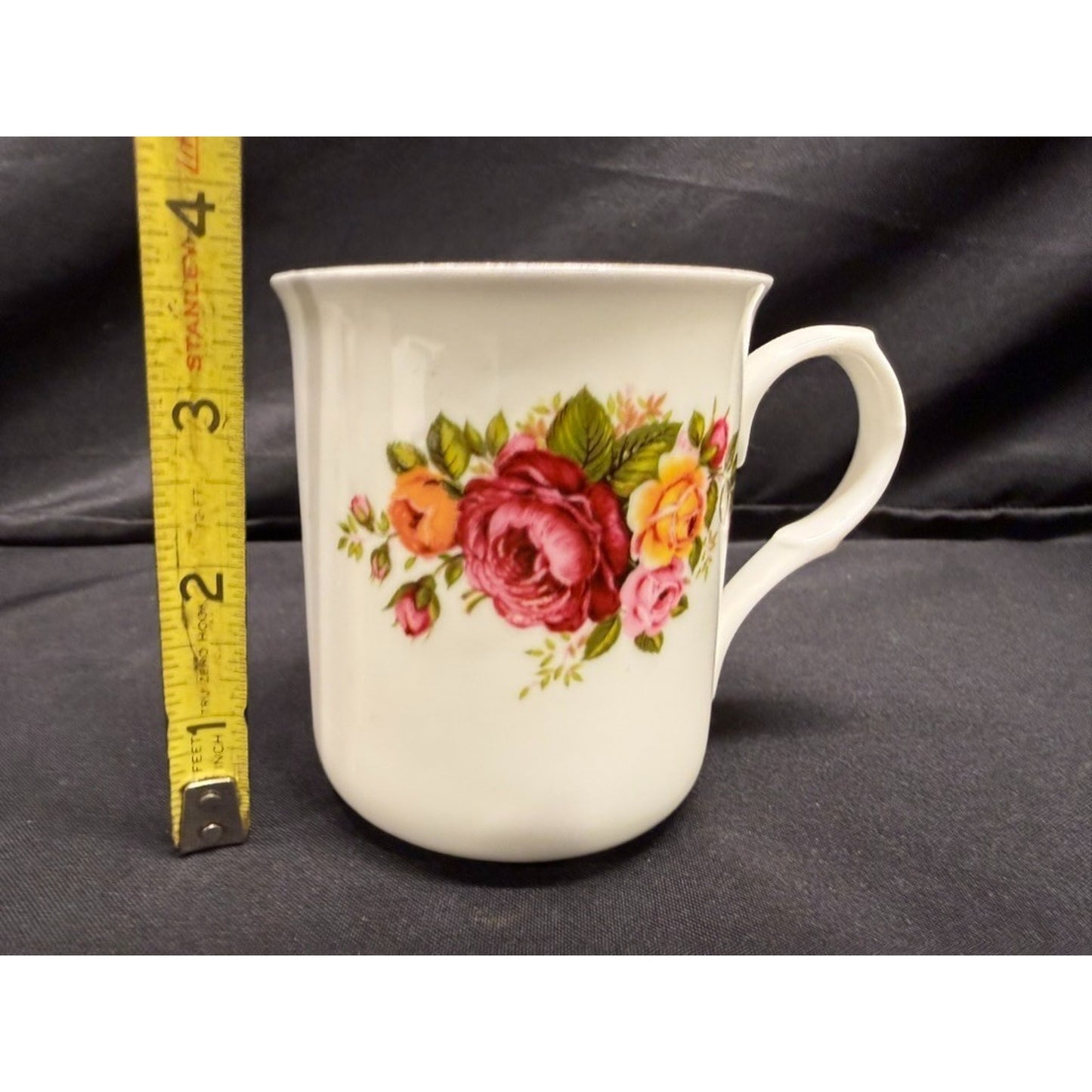 Set of 6 Sadler Wellington Fine Bone China Floral Coffee Tea Mugs Vintage 3.5"