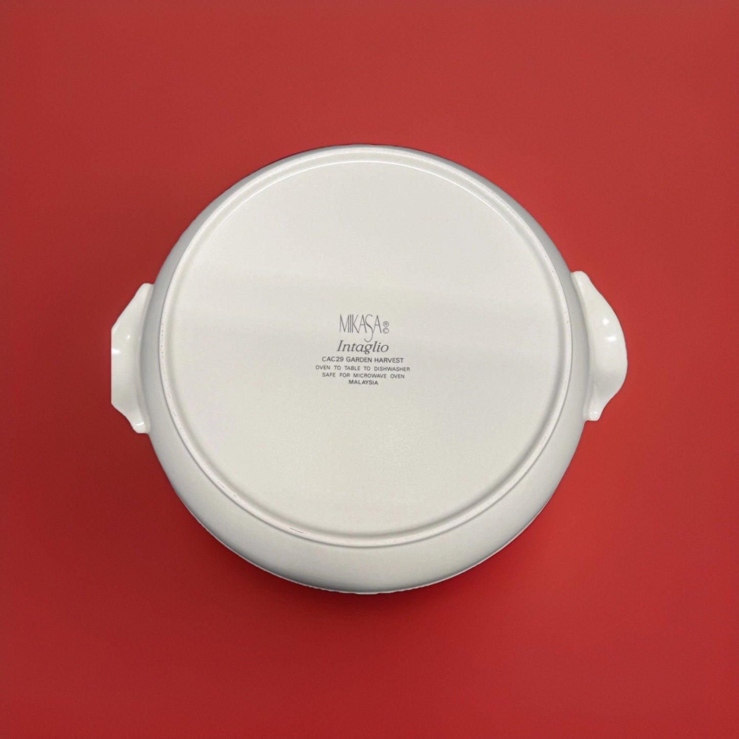 Mikasa Intaglio Garden Harvest CAC29 Round Covered Casserole Dish oven to table