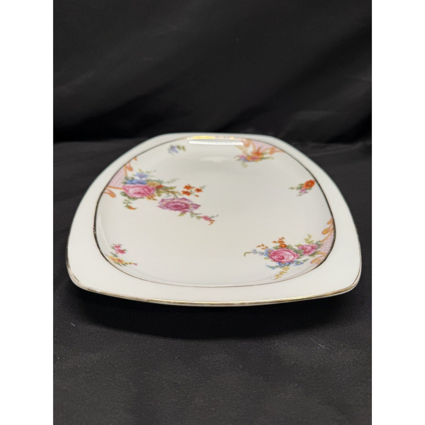 Epiag Czechoslovakia Vintage bridal rose Oval Serving Platter 14.5” porcelain