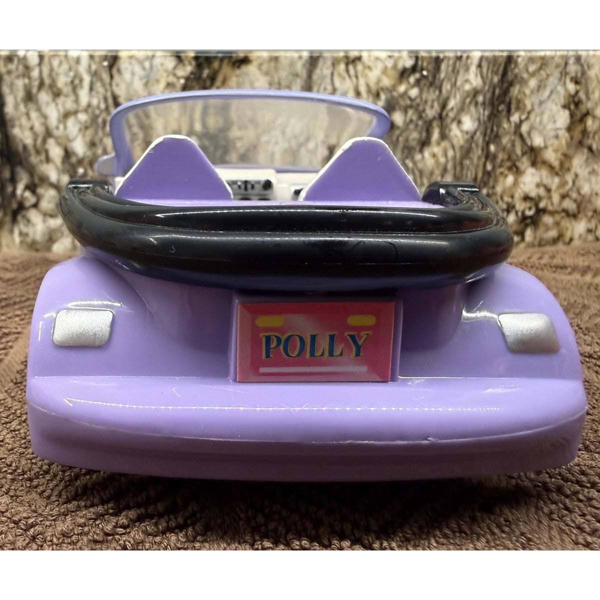 Lot of 5 Polly Pocket Cars Vintage Jeep Stretch Limo Convertable Love Bug Toys