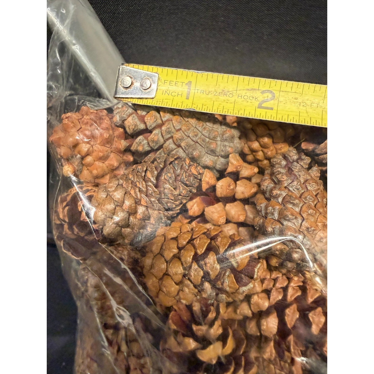 2 lbs Christmas 1-2 Inch Small Brown Pine Cones Thanksgiving Crafts Wreaths 3QTS