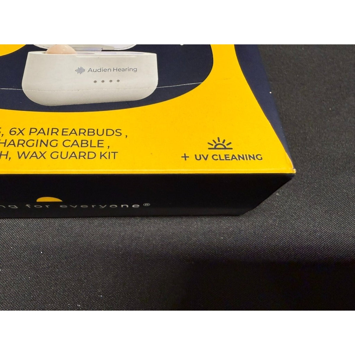 Audien Atom Pro 2 Wireless Rechargeable OTC Hearing Aids- open box