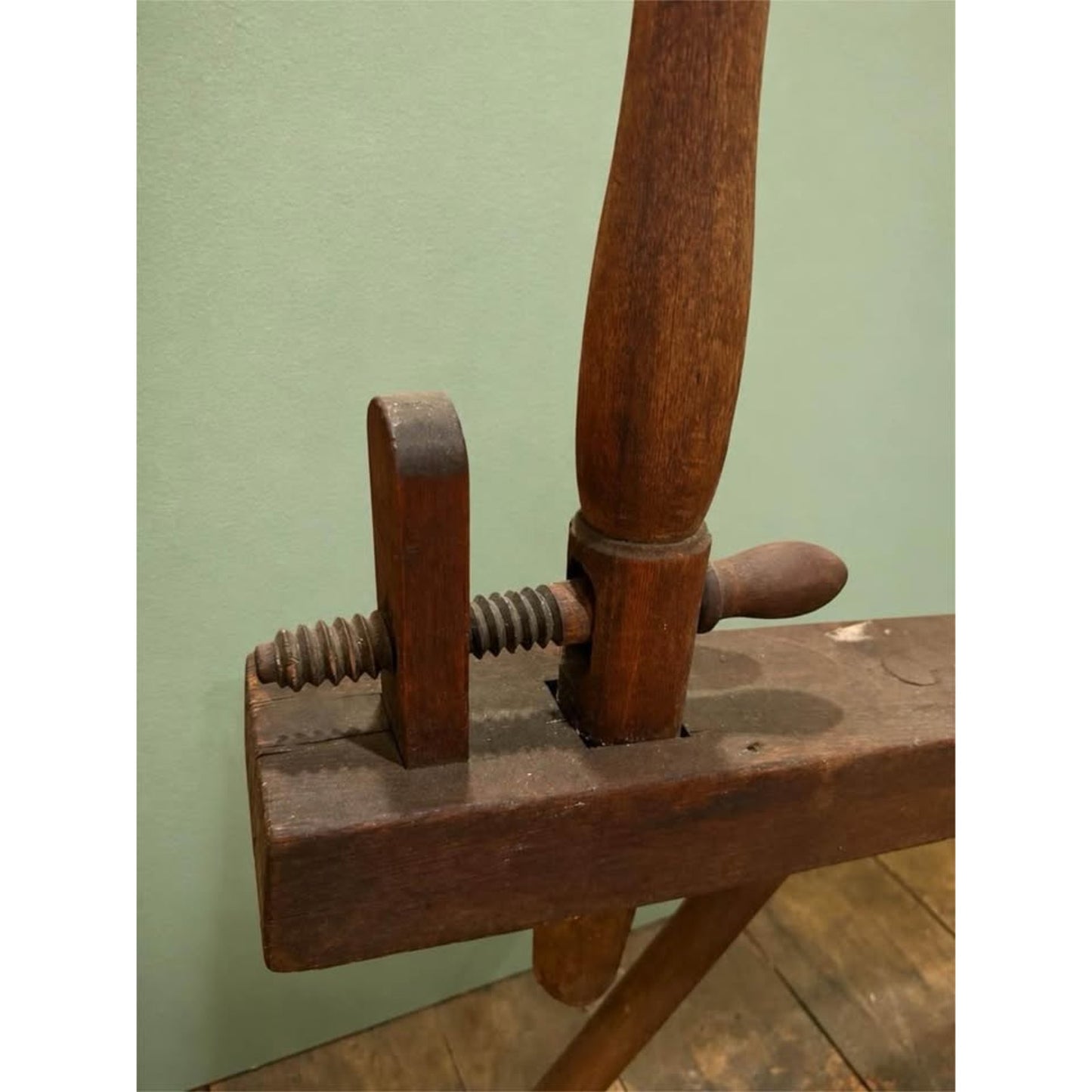 Antique late 1800’s primitive spinning wheel/great wheel