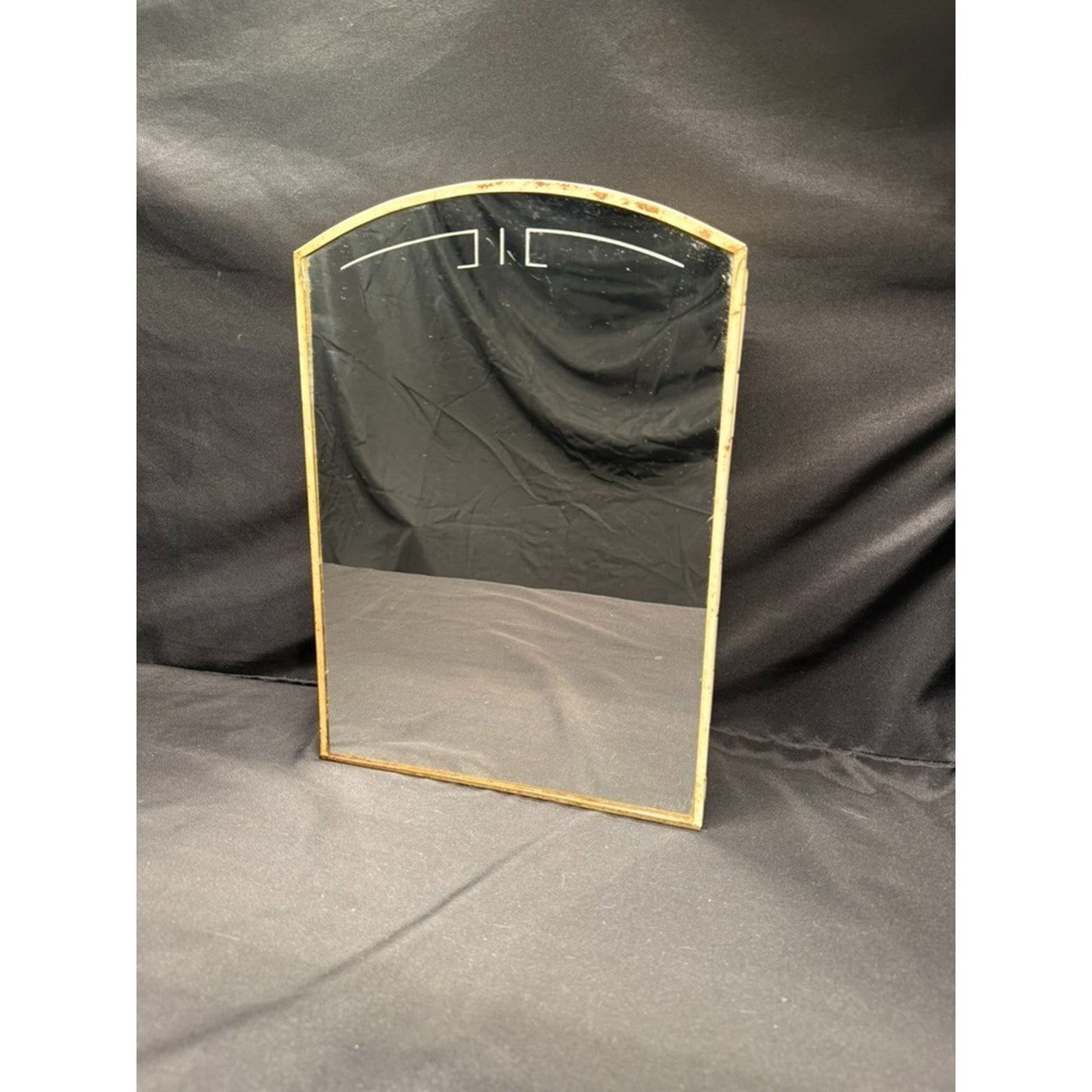 Vintage 1950's metal medicine cabinet with mirror wall mount farmhouse art deco