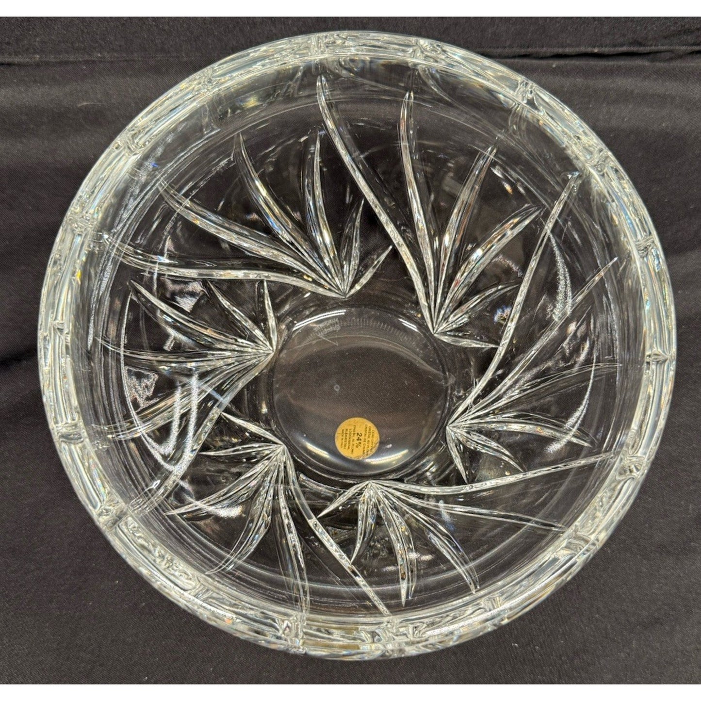Marquis Waterford lead Crystal clear glass round bowl 6.25” diameter 4.5” tall