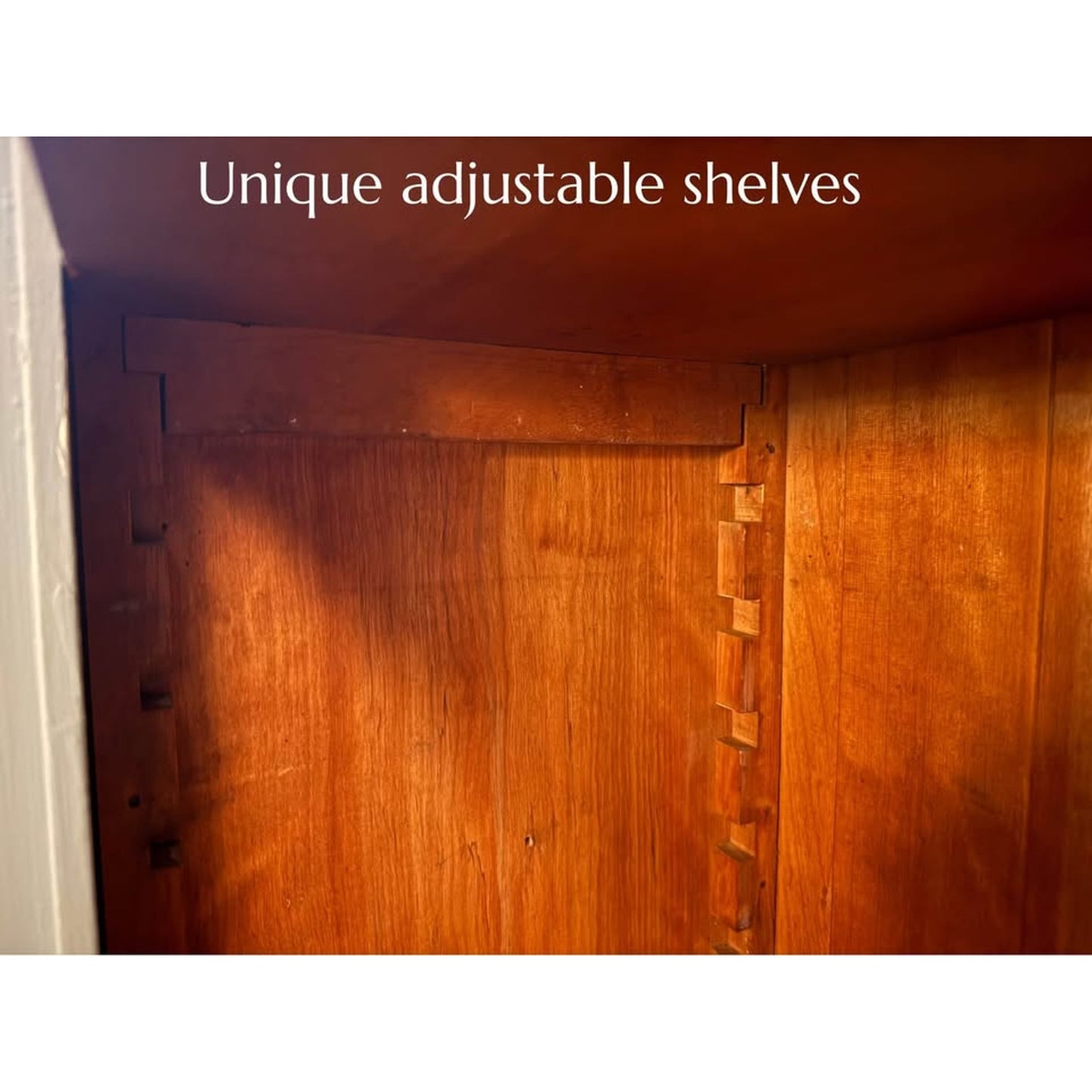 Antique bookcase late 1800’s with cedar plank backing and baby blue paint